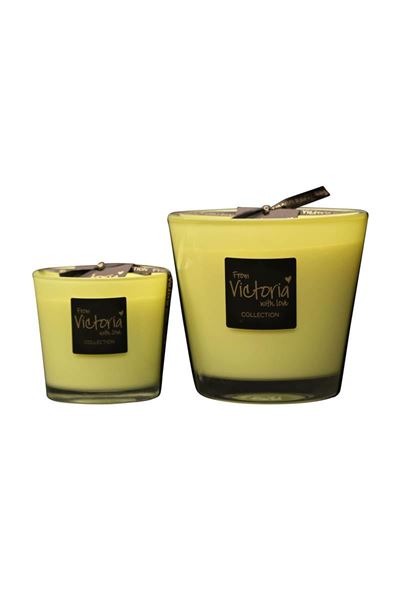 Kaars - Victoria with love - Glossy lime - Small