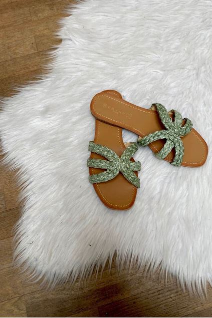 Slippers - Selected by My Wish - LS59 - Green