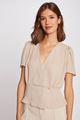 Blouse - Morgan - Oanouk.f - Noisette