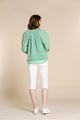 Picture of Blouse  - Geisha - 23066-26 - offwhite/green