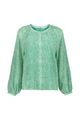 Picture of Blouse  - Geisha - 23066-26 - offwhite/green