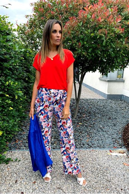 Toon details van Blouse - Selected by My Wish - A146 - Rood Afbeeldingen van Blouse - Selected by My Wish - A146 - Rood