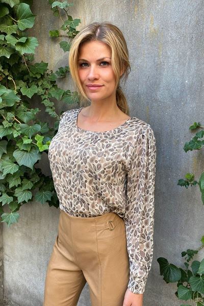 Picture of Blouse - Artigli - AC35708 - Bruin