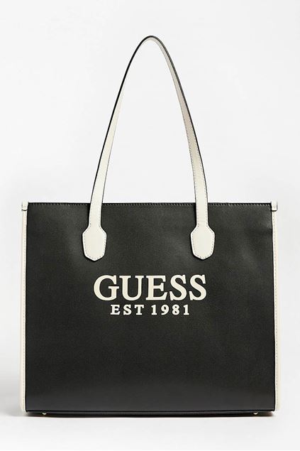 Picture of Handtas - Guess - Silvana - Black