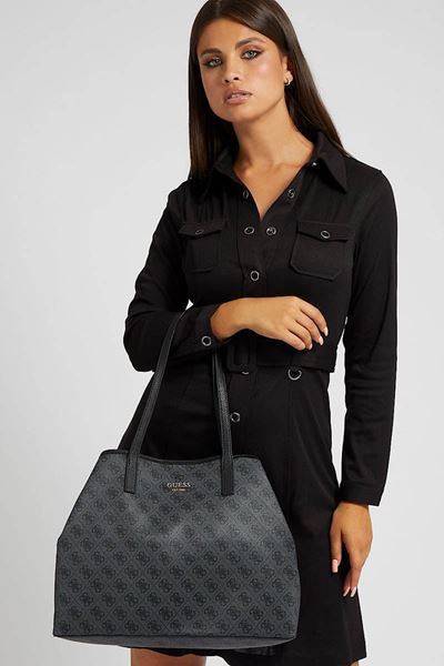 Afbeelding van Handtas - Guess - Vikky - Coal