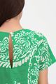 Afbeelding van Jurk - Signe Nature - 903011 - vert/blanc