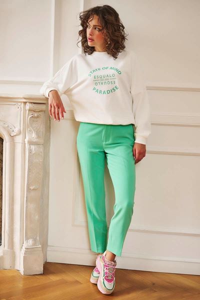 Afbeelding van Broek - Esqualo - SP23.17015 - jade