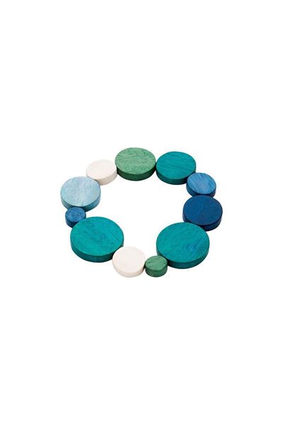 Afbeelding van Armband - Les Cordes - Nia - multi blauw