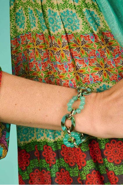 Picture of Armband - Les Cordes - Dalicia - watergroen