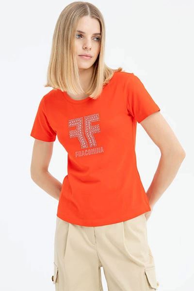 Afbeelding van T-shirt - Fracomina - ST3002 - Red