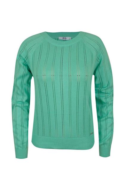 Toon details van Pull - Vila Joy - Kaori -bright mint Afbeeldingen van Pull - Vila Joy - Kaori -bright mint