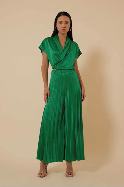 Afbeeldingen van Blouse - Artigli - AC36131 - Groen