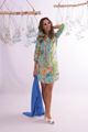 Picture of Jurk - Vicci - 3509 - turquoise