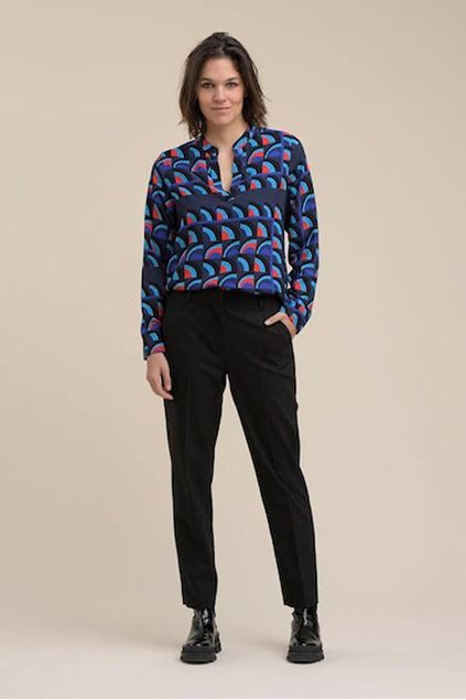 Picture of Top - La Fée Maraboutée - Pazare - bleu/rouge