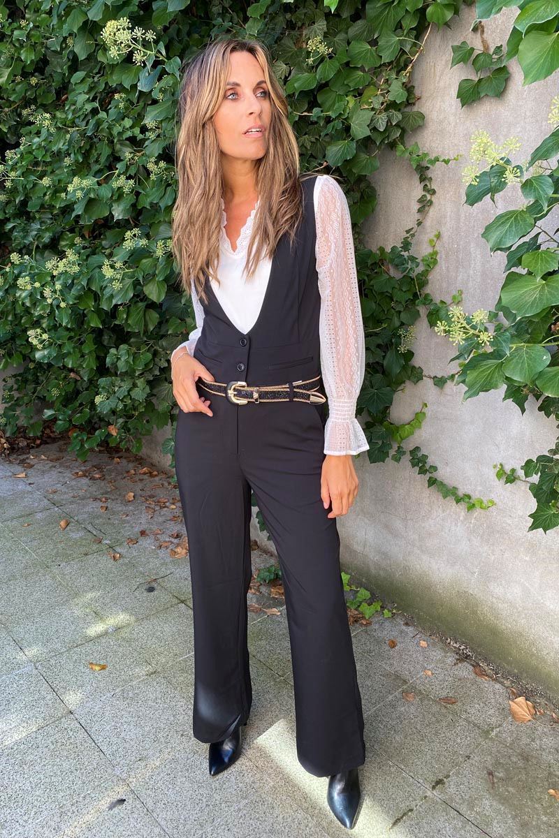 My Wish. Jumpsuit Kdesign X654 Black