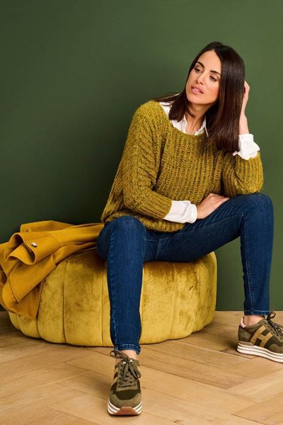Picture of Sweater - Green ICE - Vanessa - khaki