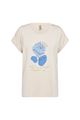 Afbeelding van T-shirt - Soyaconcept - Marica - beige/blauw