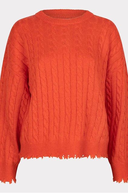 Picture of Sweater - Esqualo - F23.18502 - orange