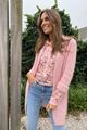 Afbeelding van Blouse - Terra di Siena - Kant kraag - Lichtroze