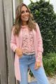 Afbeelding van Blouse - Terra di Siena - Kant kraag - Lichtroze