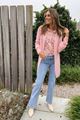 Afbeelding van Blouse - Terra di Siena - Kant kraag - Lichtroze