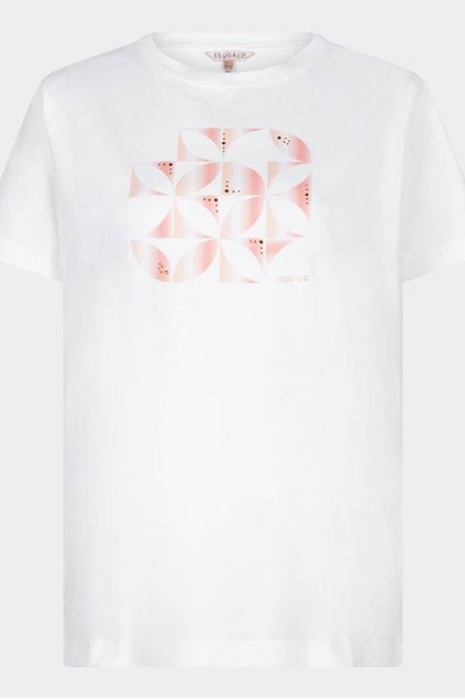 Picture of T-shirt - Esqualo - SP24.05019 - offwhite/ca