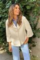 Picture of Jas - Terra di siena - Effen kort - Beige