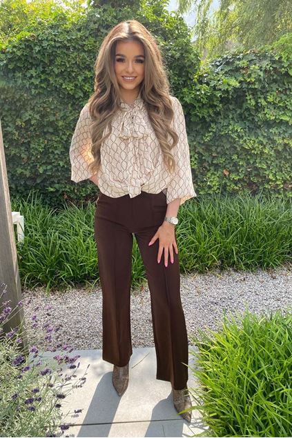 Picture of Broek - Selected by My Wish - 23282 - Brown