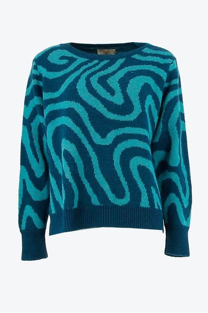 Afbeeldingen van Pull - Signe Nature - 842066 - petrol/turquoise