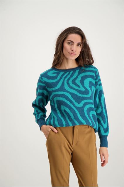 Afbeeldingen van Pull - Signe Nature - 842066 - petrol/turquoise