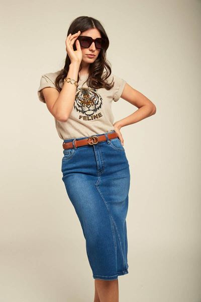 Afbeelding van Rok - Toxik - L21347 - Jeans