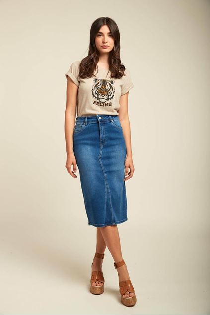 Afbeeldingen van Rok - Toxik - L21347 - Jeans