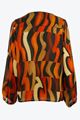 Afbeelding van Blouse - Signe Nature - 840126 - noir/orange/beige