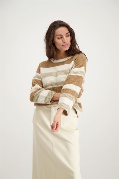 Afbeelding van Pull - Signe Nature - 842076 - grège/ecru/beige