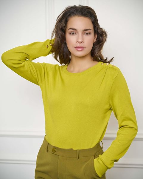 Afbeelding van Sweater - Esqualo - F24.07532 - matcha green