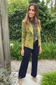 Picture of Blazer - Rinascimento - CFC011999 - Moss