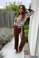 Picture of Broek - Selected by My Wish - 23282 - Brown