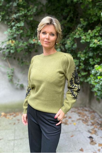 Picture of Sweater - Esqualo - F24.07510 - moss green