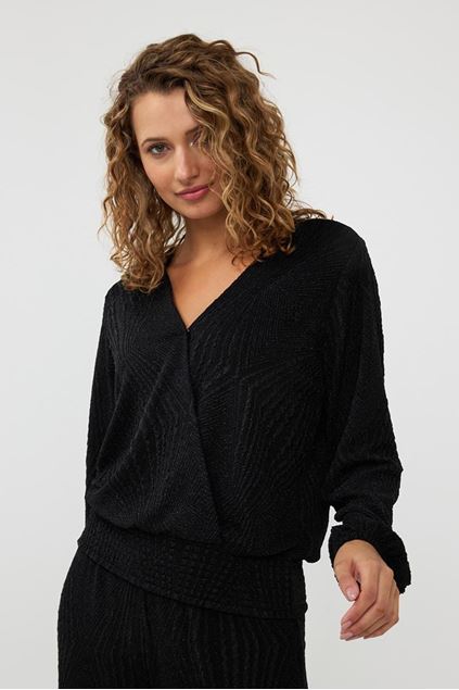 Afbeeldingen van Blouse - Esqualo - W24.30712 - black