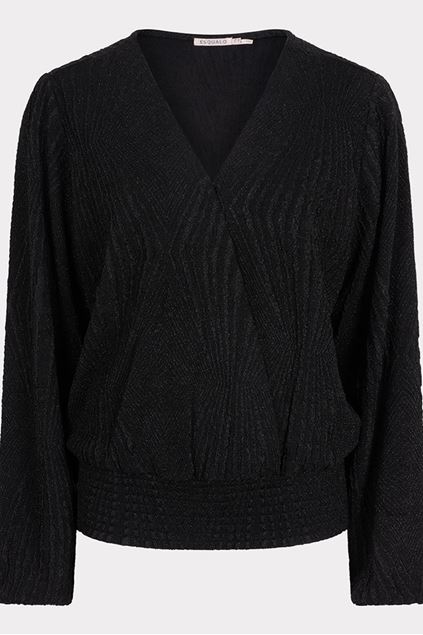 Picture of Blouse - Esqualo - W24.30712 - black