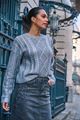 Picture of Sweater - Esqualo - W24.07702 - silver