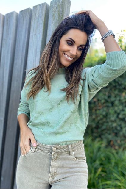 Picture of Sweater - Esqualo - W24.07706 - jade