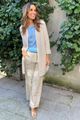 Gilet - Terra di siena - Lang - Beige -