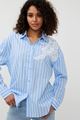 Picture of Blouse - Esqualo - SP25.15011 - blue/white