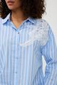 Picture of Blouse - Esqualo - SP25.15011 - blue/white