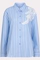 Picture of Blouse - Esqualo - SP25.15011 - blue/white