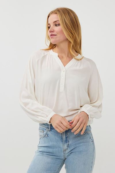 Afbeelding van Blouse - Esqualo - SP25.14014 - off white