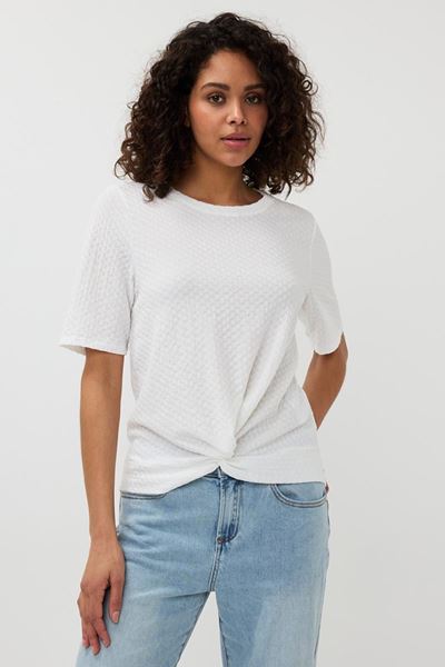 Afbeelding van Top - Esqualo - SP25.30022 - off white