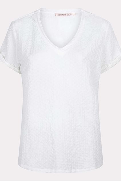 Picture of Top - Esqualo - SP25.30023 - off white