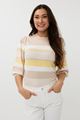 Afbeelding van Sweater - Esqualo - SP25.07015 - yellow